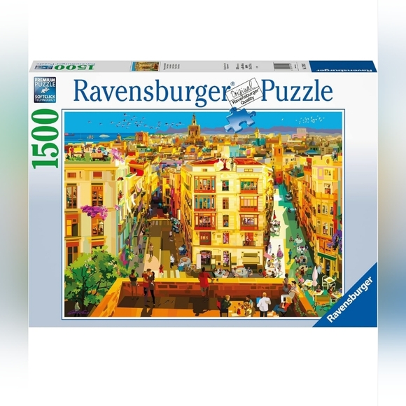 NWT Ravensburger 1500 Piece Puzzle - Dining In Venice - Picture 1 of 2
